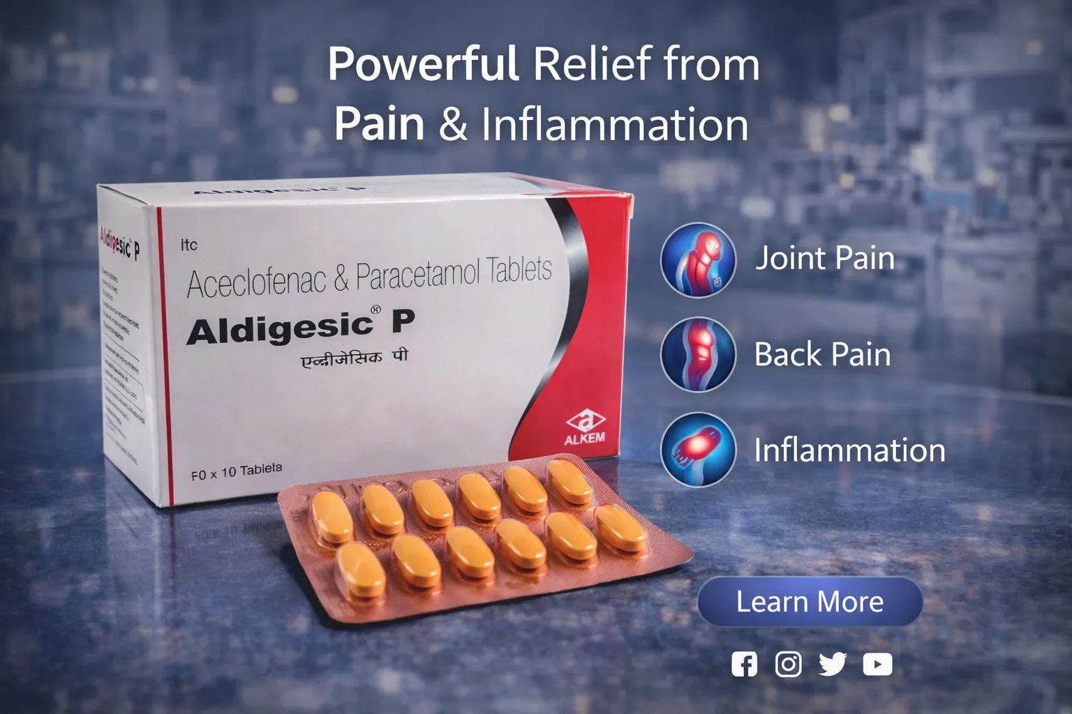 Steps for safe use of aceclofenac tablets with doctor guidance