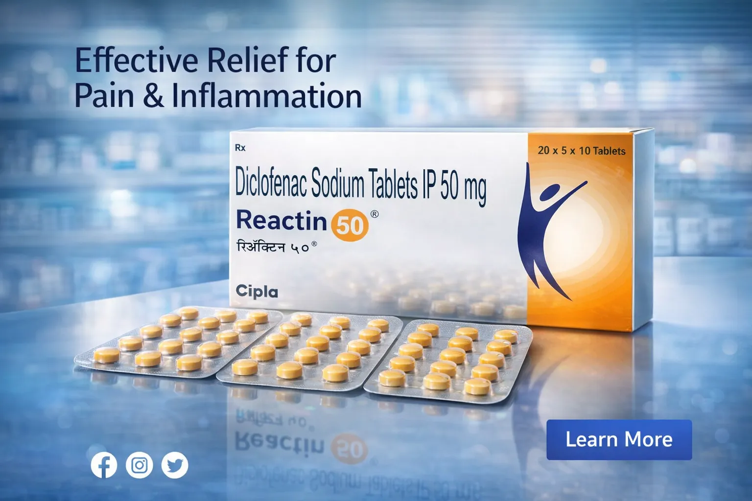 Doctor advising patient about Diclofenac sodium tablet 50mg uses safety