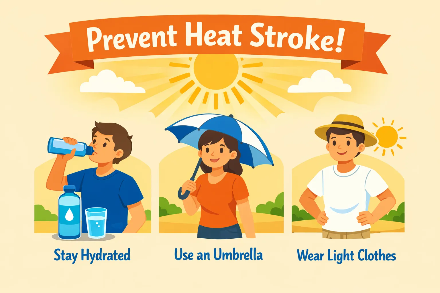 heat stroke prevention tips for hot weather safety